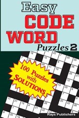 Easy CODE WORD Puzzles - Rays Publishers - 9781544028118
