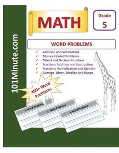 Word Problems Grade 5, niet bekend - Paperback - 9781544291505