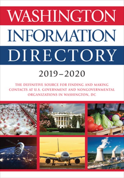 Washington Information Directory 2019-2020, CQ Press - Gebonden - 9781544352831