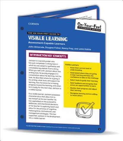 The On-Your-Feet Guide to Visible Learning, John T. Almarode ; Douglas Fisher ; Nancy Frey ; John Hattie - Losbladig - 9781544385341