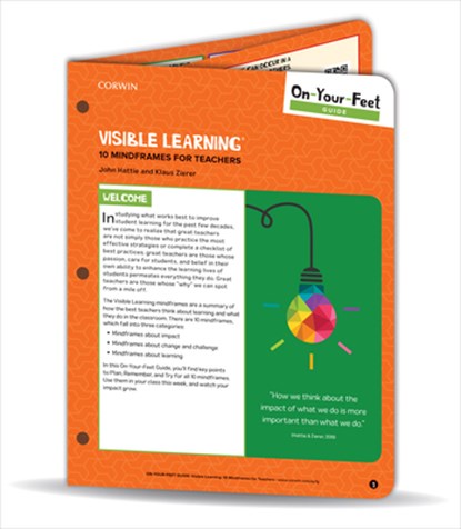 On-Your-Feet Guide: Visible Learning, John Hattie ; Klaus Zierer - Losbladig - 9781544395241