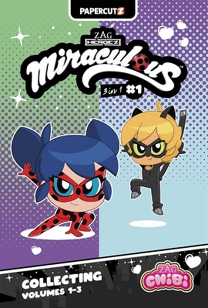 Miraculous Chibi 3 in 1 Vol. 1, Josh Trujillo ; Carrie Harris - Paperback - 9781545820360