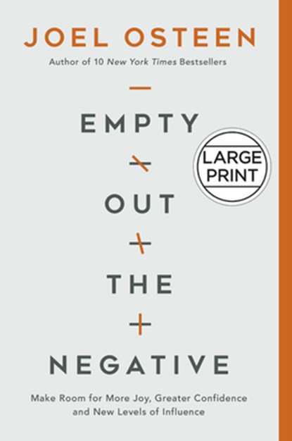 Empty Out the Negative, Joel Osteen - Gebonden - 9781546016045