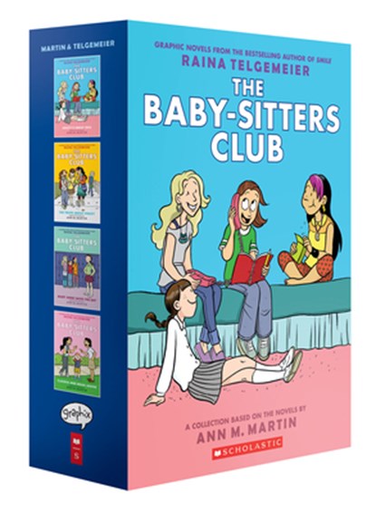 The Baby-Sitters Club #1-4 Graphic Novel Box Set, Raina Telgemeier - Paperback - 9781546163879