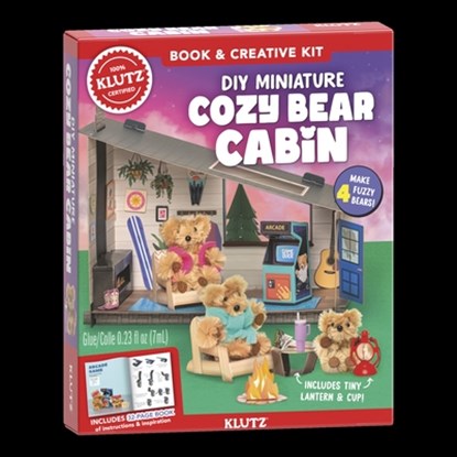 DIY Miniature Cozy Bear Cabin, Klutz - Gebonden - 9781546176176
