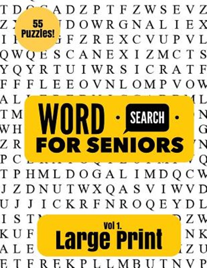 Large Print Word Search for Seniors, Puzzle Pyramid - Paperback - 9781546379072