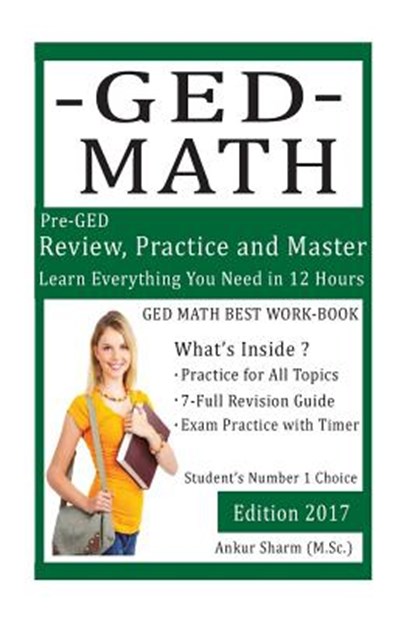 GED Math (preparation workbook): GED Mathematics prep workbook, Ankur Sharma - Paperback - 9781546531128