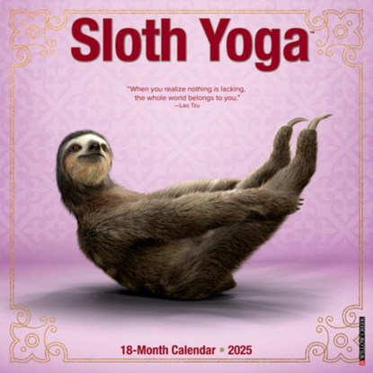 Sloth Yoga 2025 12 X 12 Wall Calendar, Willow Creek Press - Paperback - 9781549244940