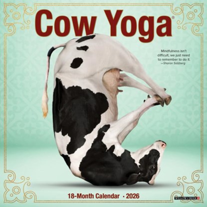 Cow Yoga 2026 7 X 7 Mini Wall Calendar, Willow Creek Press - Paperback - 9781549253522