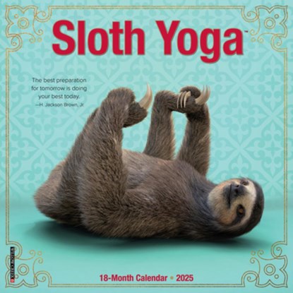 Sloth Yoga 2026 7 X 7 Mini Wall Calendar, Willow Creek Press - Paperback - 9781549253768