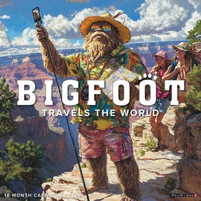 Bigfoot Travels the World 12 X 12 Wall Calendar, Willow Creek Press - Gebonden - 9781549255687
