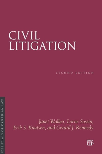 Civil Litigation, Janet Walker - Paperback - 9781552210703
