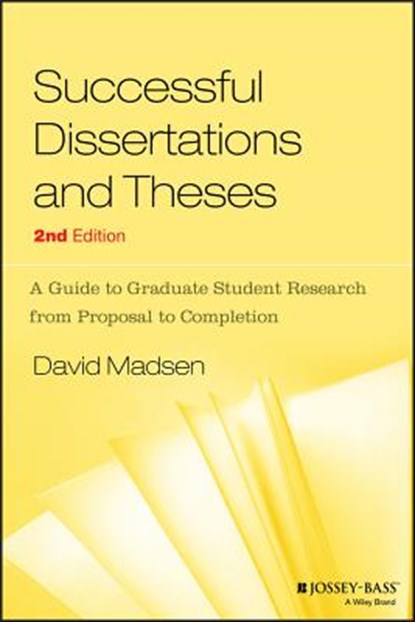 Successful Dissertations and Theses, David Madsen - Paperback - 9781555423896