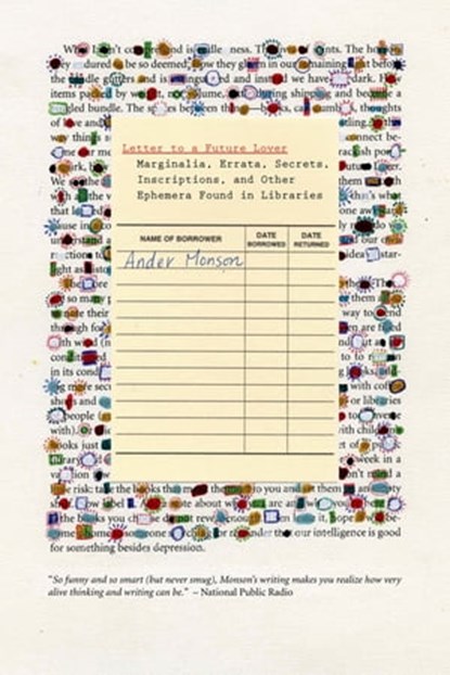 Letter to a Future Lover, Ander Monson - Ebook - 9781555973384