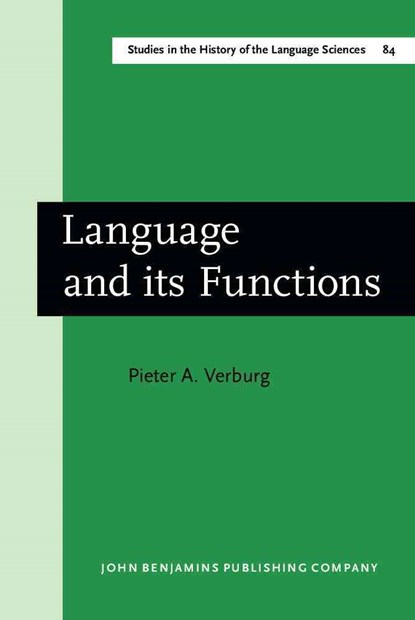 Language and its Functions, Verburg Pieter A. Verburg - Gebonden - 9781556196218