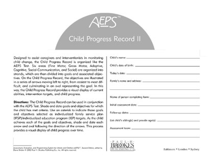 Assessment, Evaluation, and Programming System for Infants and Children (AEPS (R)), Diane Bricker - Overig - 9781557665874