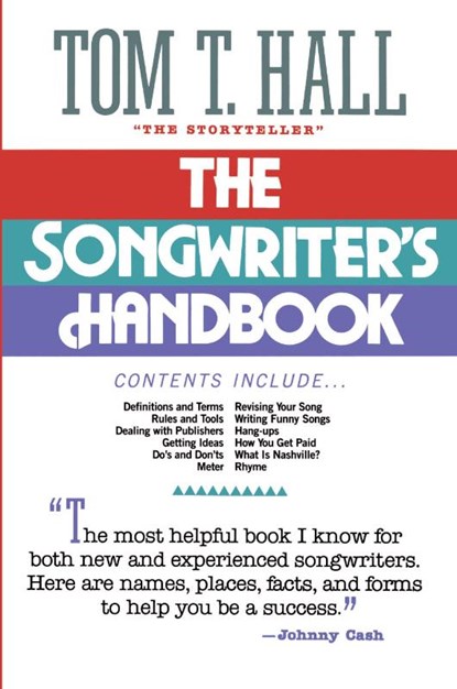 The Songwriter's Handbook, Tom Hall - Paperback - 9781558538603
