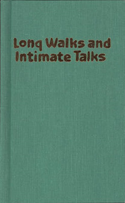 Long Walks and Intimate Talks, PALEY,  Grace - Gebonden - 9781558610439