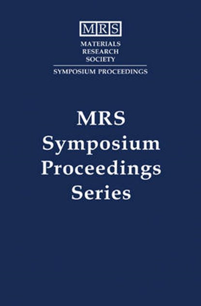 Applications of Synchrotron Radiation to III: Volume 437, HARALD (NORTH CAROLINA STATE UNIVERSITY) ADE ; SUSAN M. (NORTHERN ILLINOIS UNIVERSITY) MINI ; DALE L. PERRY ; LOUIS J. (LAWRENCE LIVERMORE NATIONAL LABORATORY,  California) Terminello - Gebonden - 9781558993402