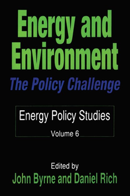 Energy and Environment, John Byrne - Paperback - 9781560005735