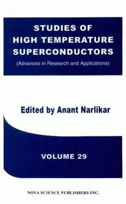Studies of High Temperature Superconductors, niet bekend - Paperback - 9781560727354