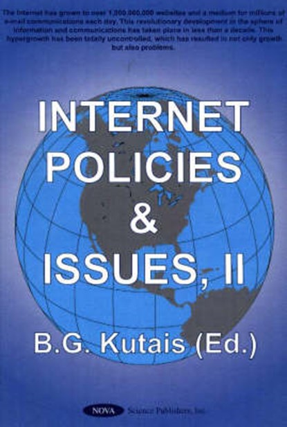 Internet Policies & Issues, Volume 2, KUTAIS,  B G - Gebonden - 9781560729273