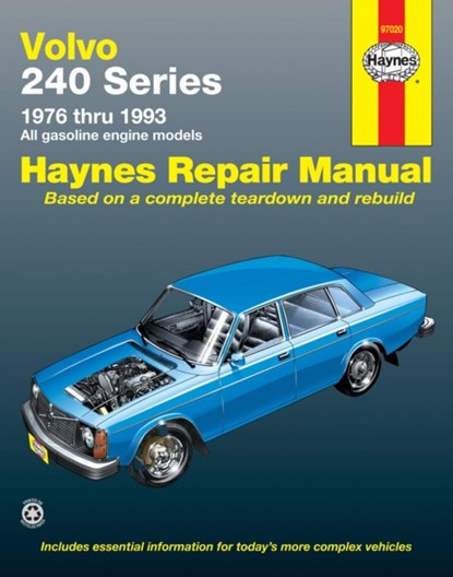 Volvo 240 Series petrol (1976-1993) Haynes Repair Manual (USA), Haynes Publishing - Paperback - 9781563921360
