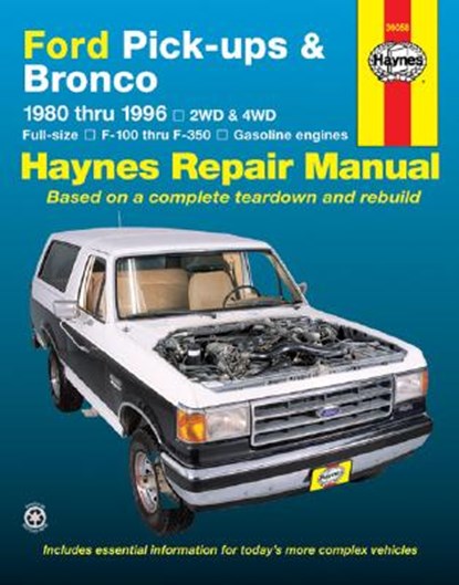 Ford Full-Size Pickups and Bronco, 1980-1996, Haynes Publishing - Paperback - 9781563922138