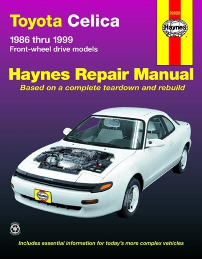 Toyota Celica FWD (1986-1999)Haynes Repair Manual (USA), Haynes Publishing - Paperback - 9781563923975