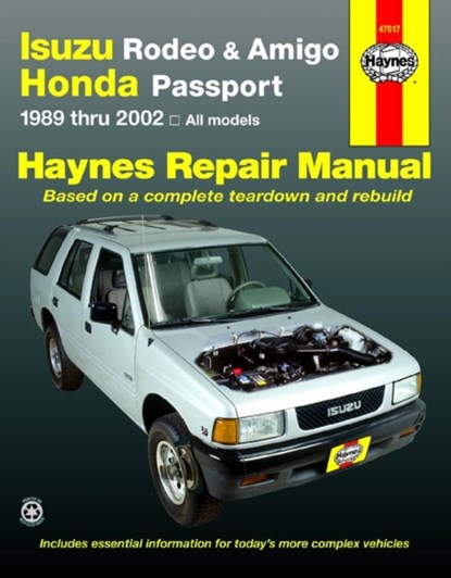 Isuzu Rodeo, Amigo & Honda Passport (89 - 02), Haynes Publishing - Paperback - 9781563924811