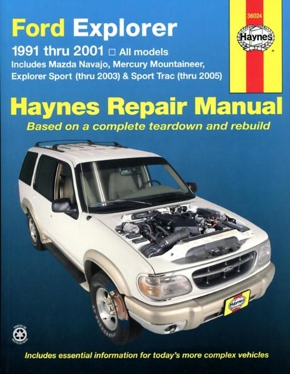Ford Explorer, Mazda Navajo, Mercury Mountaineer (91 - 05), Haynes Publishing - Paperback - 9781563925917