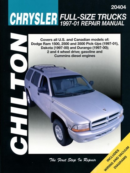 Dodge Pick-Ups 97-01 (Chilton), Haynes Publishing - Paperback - 9781563926983
