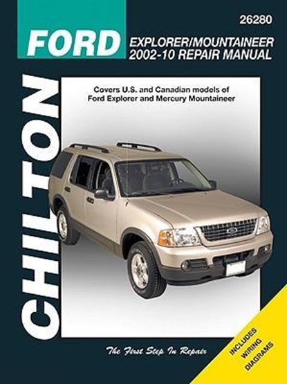 Ford Explorer & Mercury Mountainer 02-10 (Chilton), Haynes Publishing - Paperback - 9781563928369
