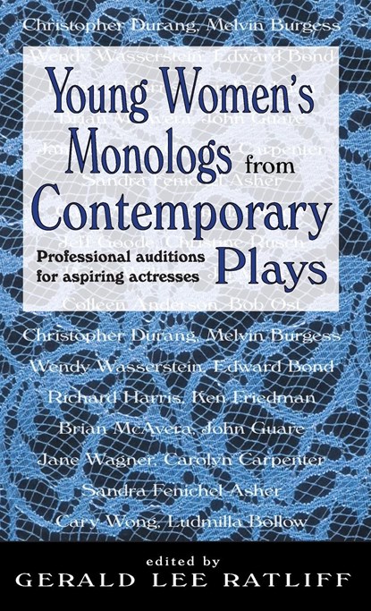 Young Women's Monologues from Contemporary Plays, Gerald Lee Ratliff - Gebonden - 9781566082570