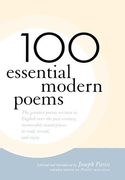 100 Essential Modern Poems, niet bekend - Gebonden - 9781566636124