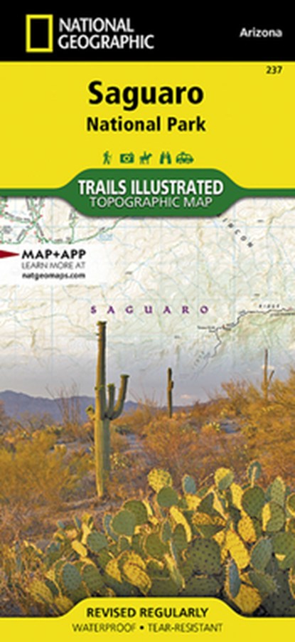 MAP-SAGUARO NATL PARK REV/E 20, National Geographic Maps - Trails Illust - Gebonden - 9781566952408