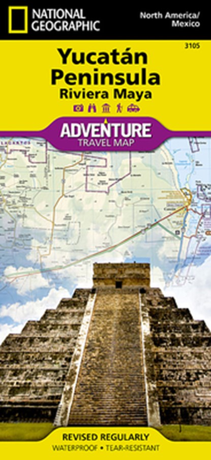 Northern Yucatn/maya Sites, Mexico, National Geographic Maps - Gebonden - 9781566952453