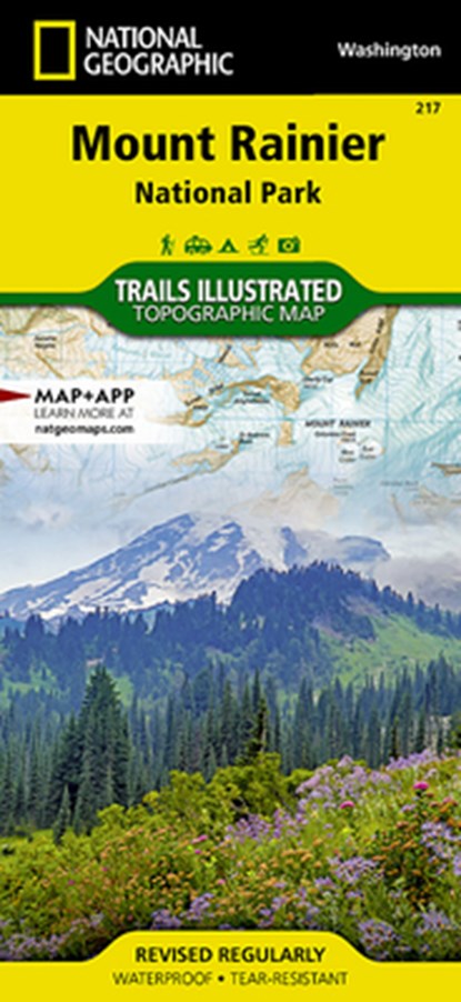 Mount Rainier National Park, National Geographic Maps - Gebonden - 9781566953450