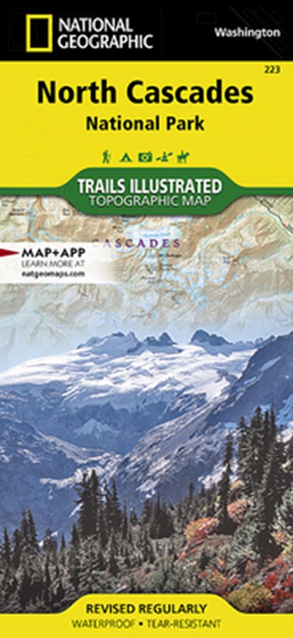 North Cascades National Park Map, National Geographic Maps - Trails Illust - Gebonden - 9781566953535