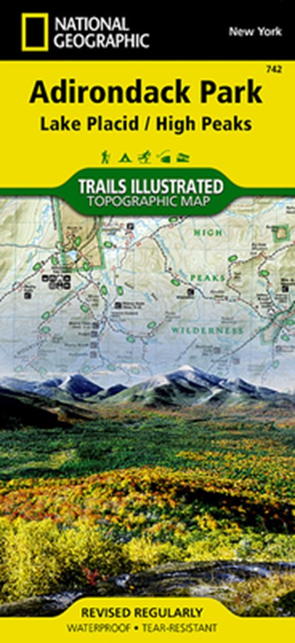 MAP-LAKE PLACID HIGH PEAKS ADI, National Geographic Maps - Trails Illust - Gebonden - 9781566953573