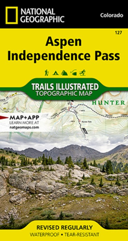 MAP-ASPEN INDEPENDENCE PASS RE, MAPS,  National Geographic - Gebonden - 9781566953580