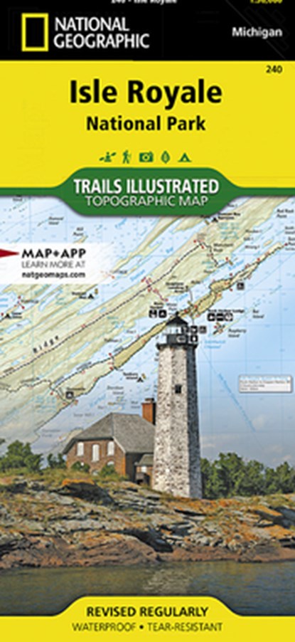MAP-ISLE ROYALE NATL PARK 2019, MAPS,  National Geographic - Gebonden - 9781566953672