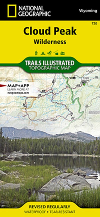 Cloud Peak Wilderness Map, National Geographic Maps - Trails Illust - Gebonden - 9781566954174