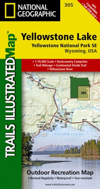 Yellowstone Se/yellowstone Lake, National Geographic Maps - Gebonden - 9781566954365