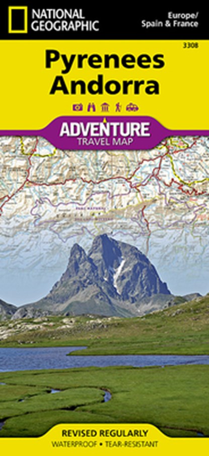 MAP-PYRENEES & ANDORRA 2019/E, National Geographic Maps - Gebonden - 9781566955409