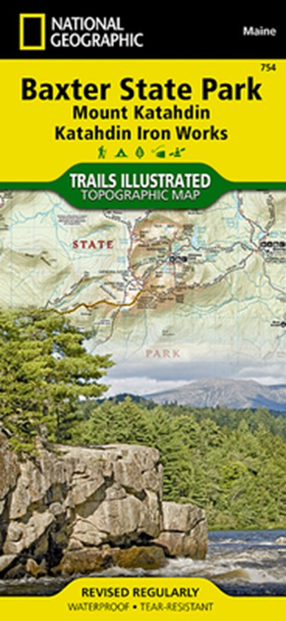MAP-BAXTER STATE PARK MOUNT KA, National Geographic Maps - Gebonden - 9781566955850