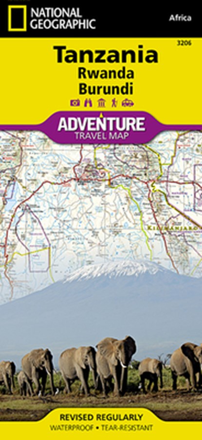 Tanzania, Rwanda, Burundi, National Geographic Maps - Gebonden - 9781566956192