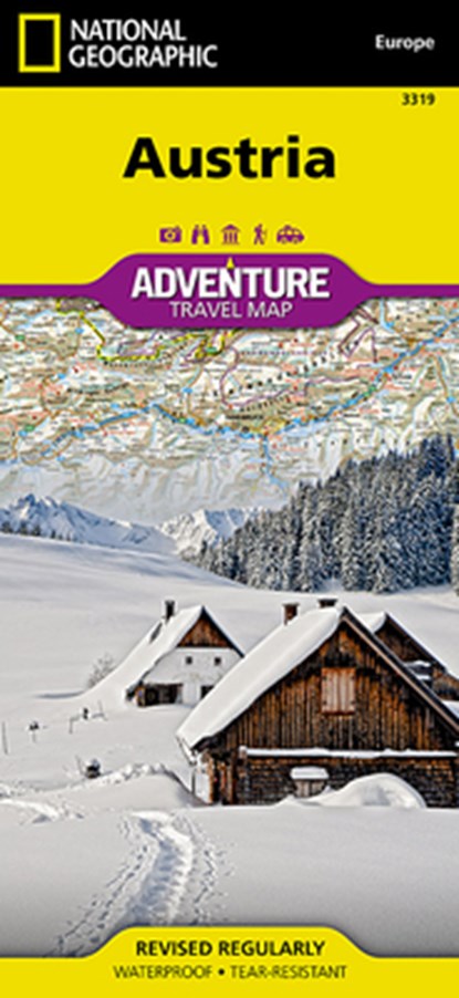 Austria Map, National Geographic Maps - Adventure - Gebonden - 9781566956383