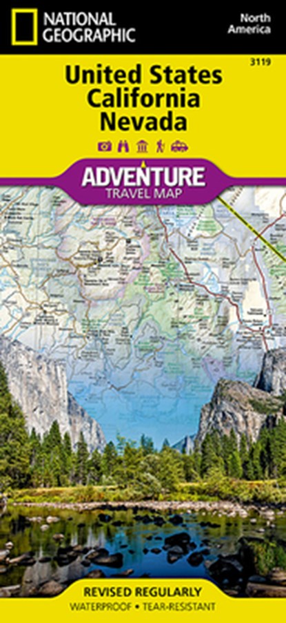 United States, California And Nevada Adventure Map, National Geographic Maps - Gebonden - 9781566957137