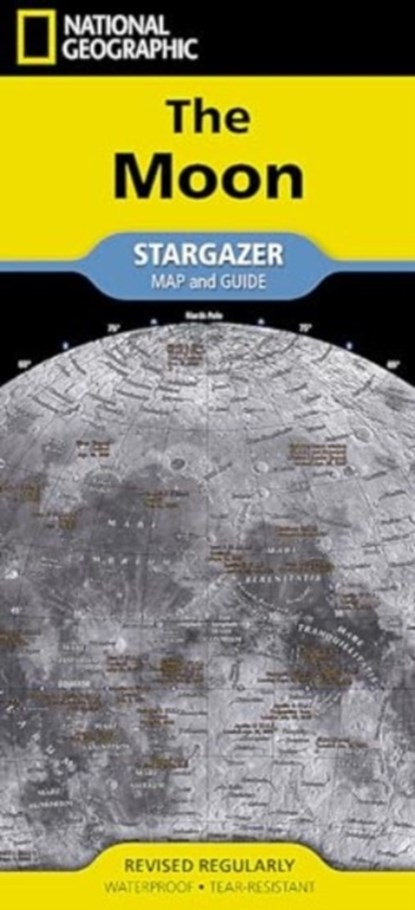 National Geographic Moon Map (Stargazer Folded), National Geographic Maps - Gebonden - 9781566959537